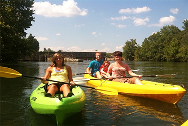 Savannah Rapids Kayak Rental